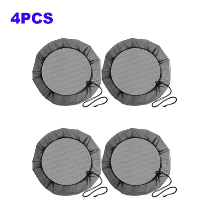 Rain Barrel Filter Mesh Cover with Drawstring