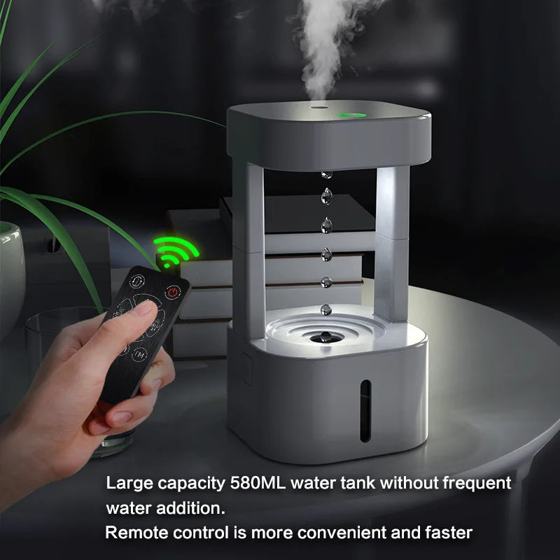580ml Anti-Gravity Water Drop Humidifier