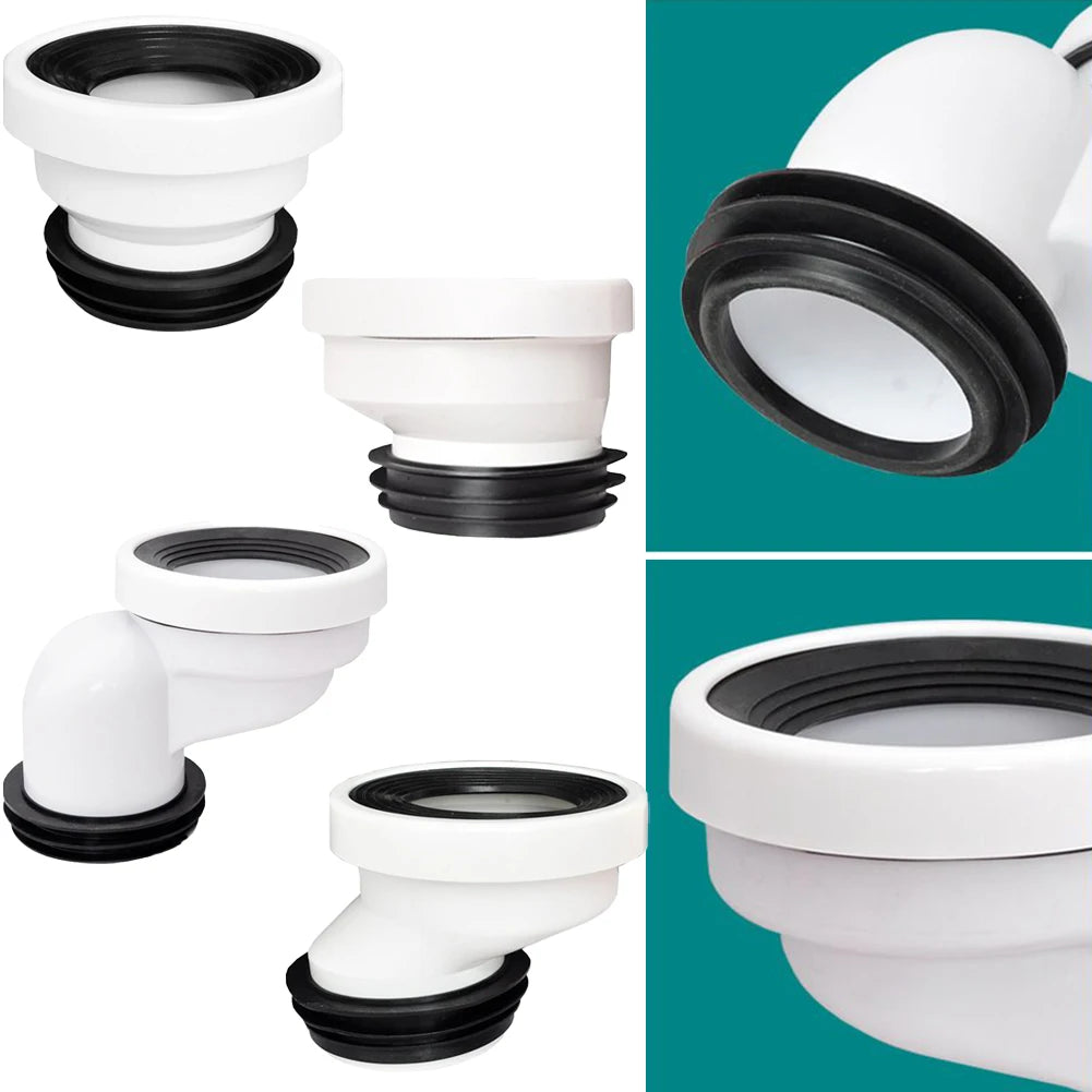 Offset Toilet Pan Connector – PVC WC Misalignment Adapter