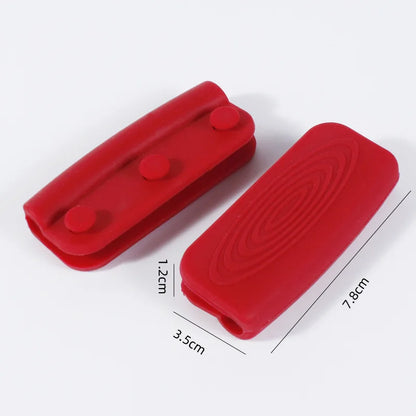 Silicone Pot Handle Covers – Heat Resistant Grip Protectors