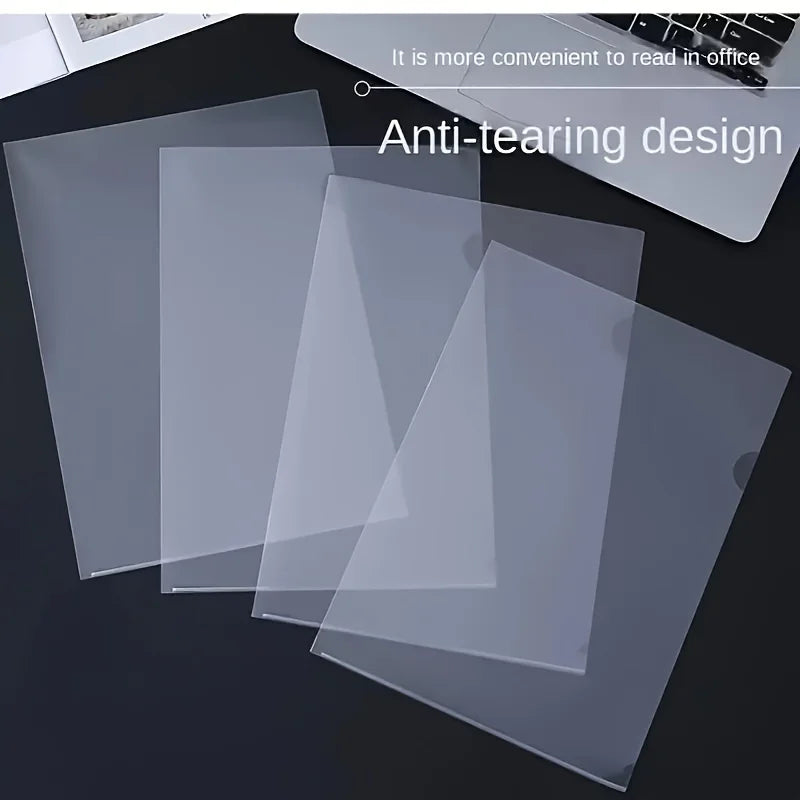 A4 Transparent L-Type Document Folders