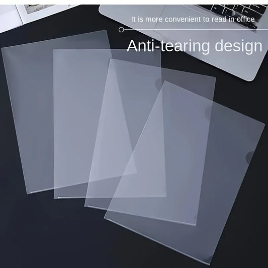 A4 Transparent L-Type Document Folders