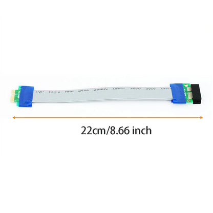 PCIe x1 Extension Ribbon Cable