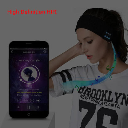 Bluetooth Sleep Headband with Built-In Speakers & Microphone