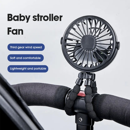 Portable Flexible Tripod Fan
