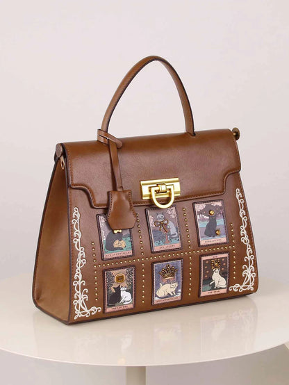 Embroidered Dream House Women’s Handbag