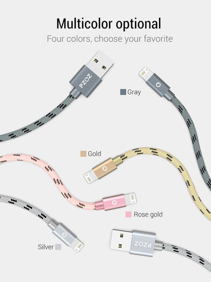 Braided Lightning Charging Cable