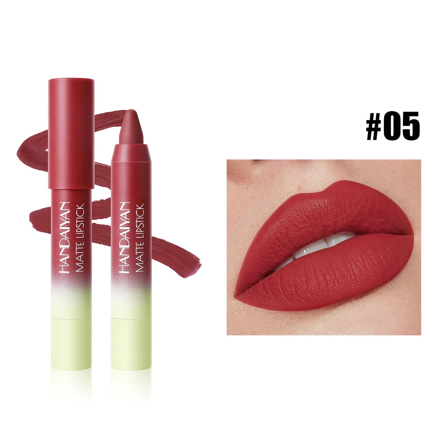 Matte Waterproof Lipstick Crayon
