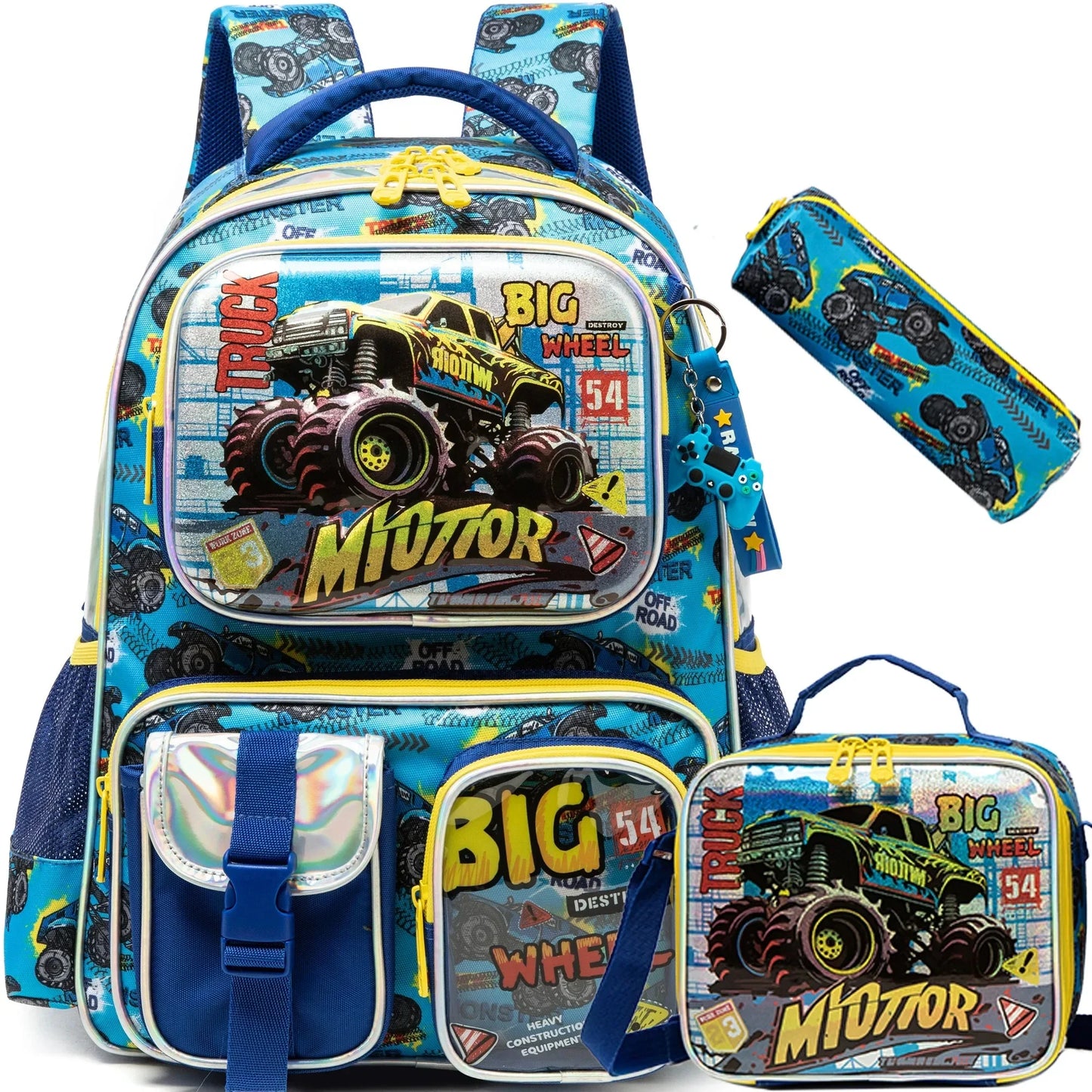 3-in-1 Kids School Backpack Set