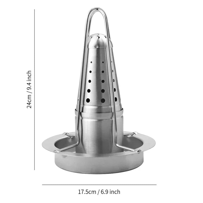Stainless Steel Vertical Chicken Roaster Rack