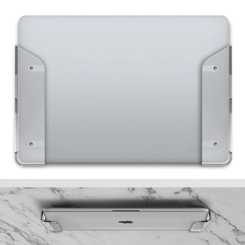 Under Desk & Wall Mount Laptop Storage Holder