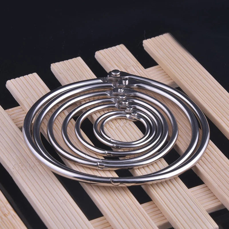 Openable Metal Book Binding Rings for Albums, Crafts & Organizers