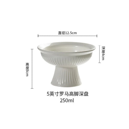 Ceramic Pedestal Serving Bowl