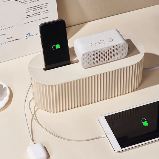 Multi-Functional Cable Management Box with Lid