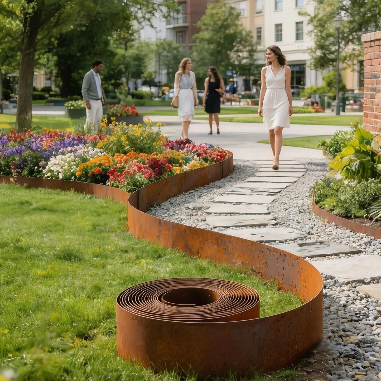 Steel Garden Lawn Edging Border