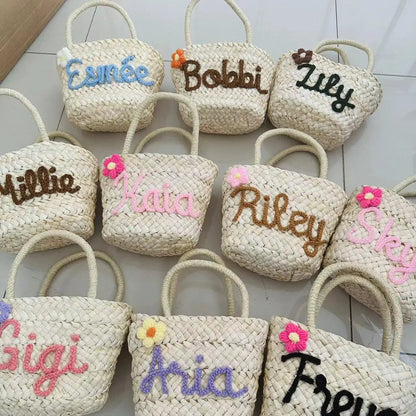 Handmade Beach Wedding Bag with Name Customization