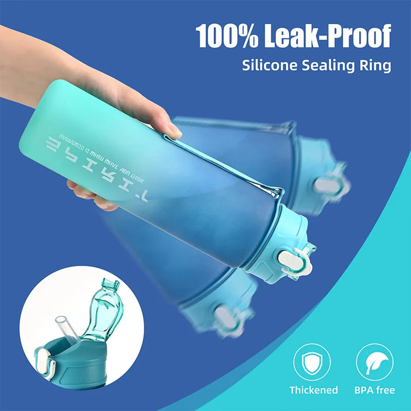 Sports Water Bottle with Time Marker