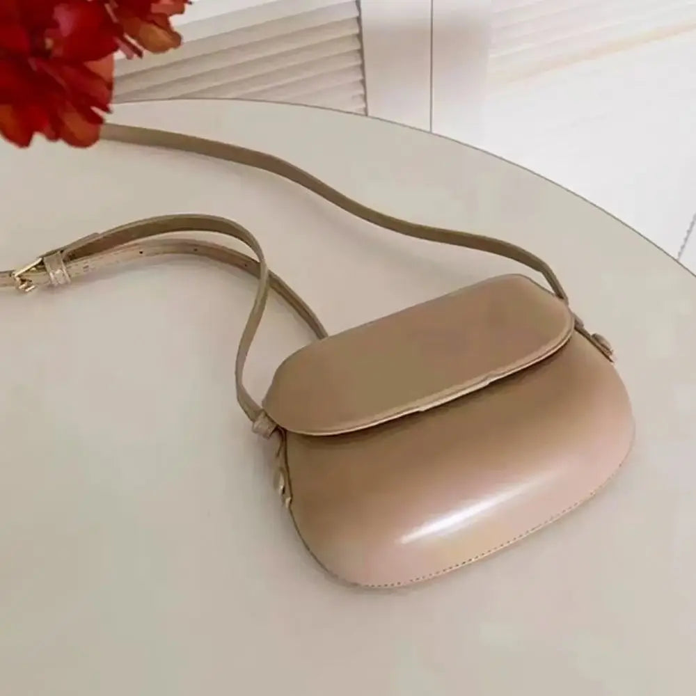 Women’s PU Leather Saddle Crossbody Bag