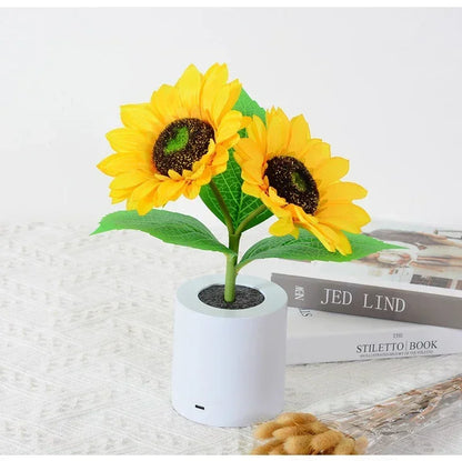 Rechargeable Sunflower LED Night Light