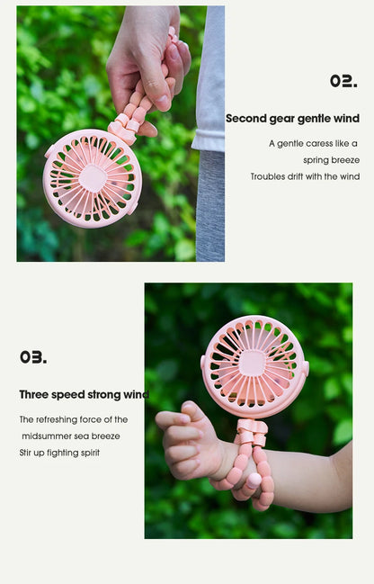 Portable Flexible Tripod Fan