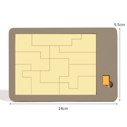 Wooden Geometric Puzzle Board