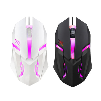 5000 DPI Wired USB Gaming Mouse with LED Lighting