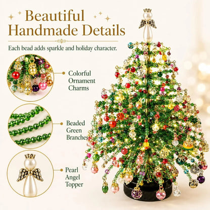DIY Crystal-Style Beaded Christmas Tree Kit