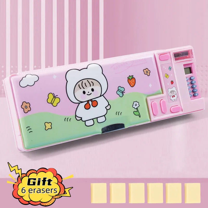 Cartoon Calculator Pencil Case