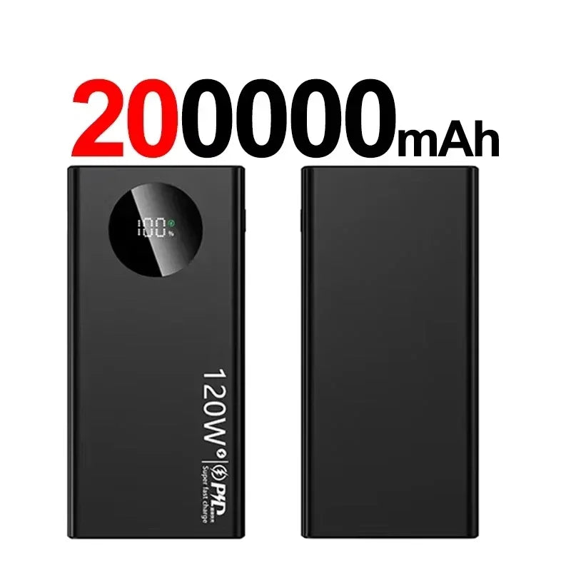 Lenovo 120W Fast Charging Power Bank with Digital Display