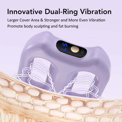 Portable Vibration Fascia Ring Massager with Strap