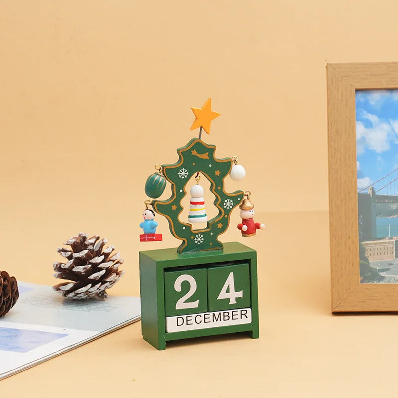 Wooden Christmas Countdown Calendar