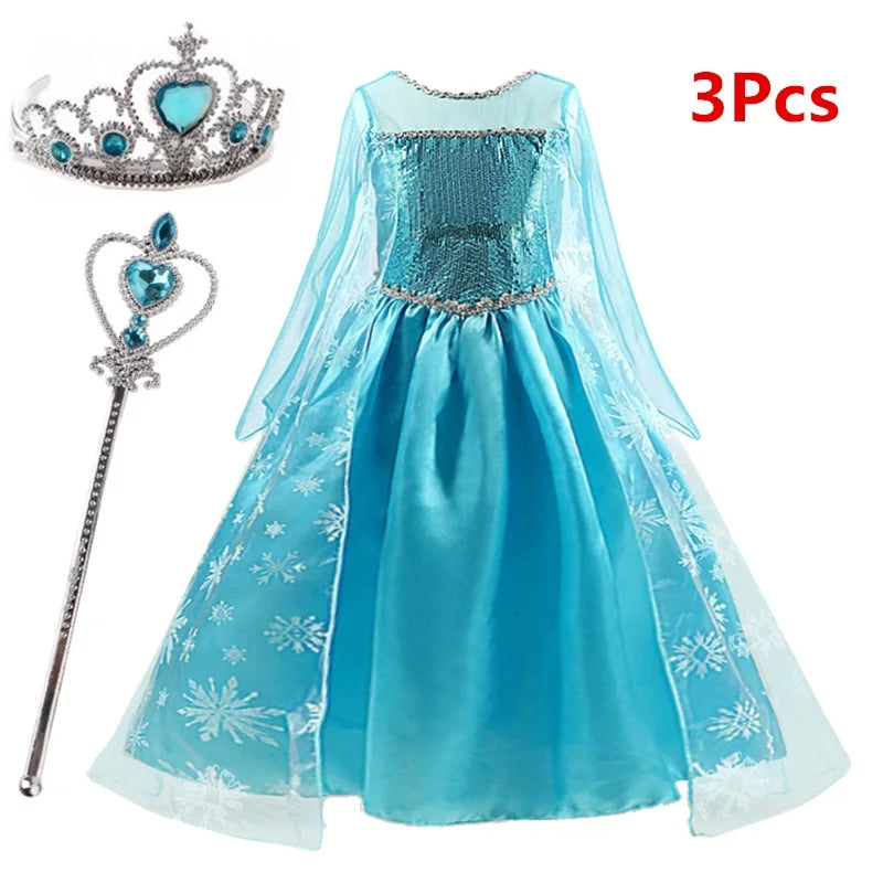 Snow Queen Elsa Costume for Girls