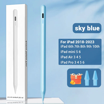 Rechargeable iPad Stylus with Palm Rejection & Magnetic Attachment