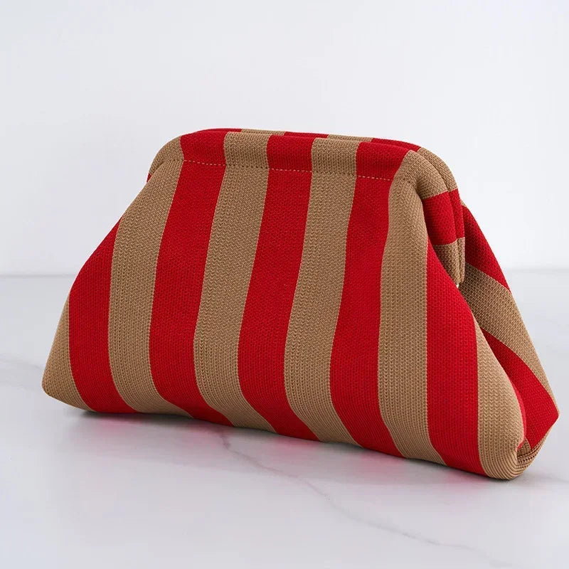 Summer Woven Crochet Beach Clutch Handbag