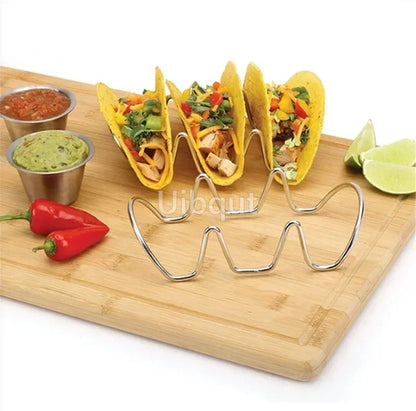Stainless Steel Taco & Food Serving Rack