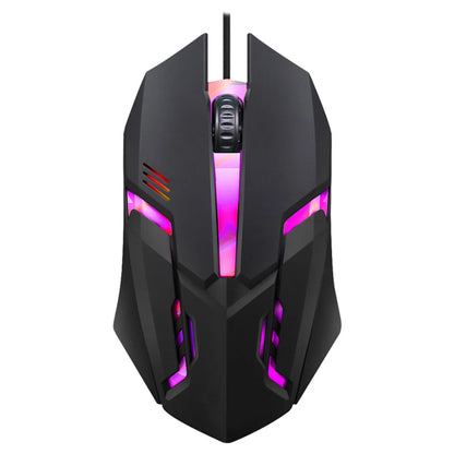 5000 DPI Wired USB Gaming Mouse with LED Lighting
