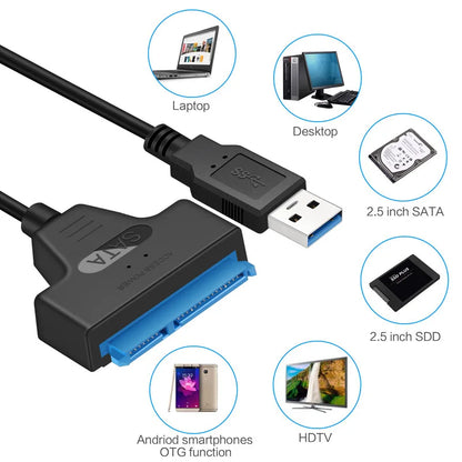 SATA to USB 3.0 Hard Drive Adapter Cable