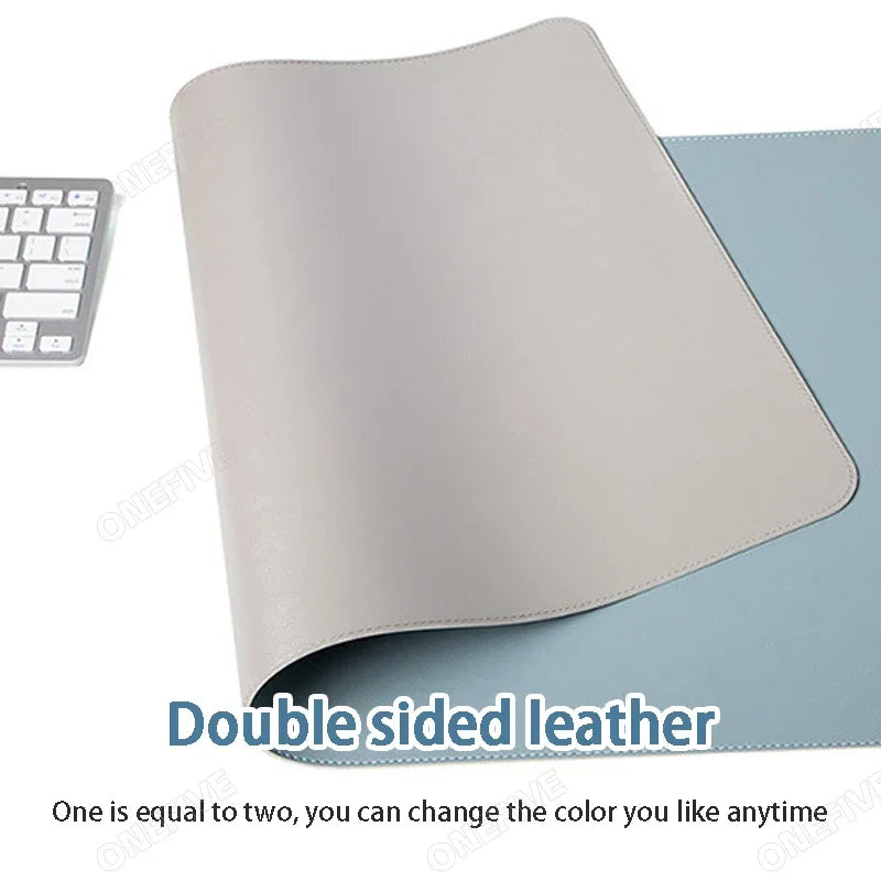 Large PU Leather Desk Mat & Mouse Pad