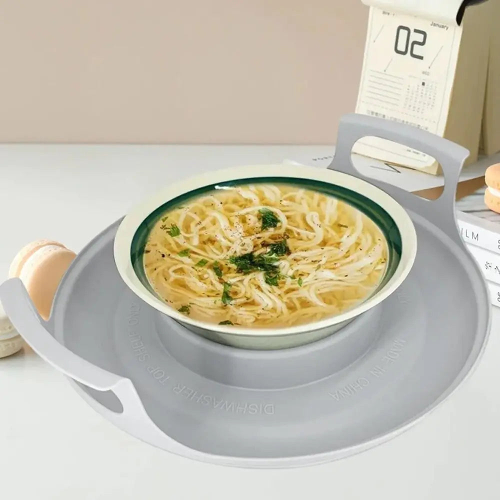 Microwave Plate Tray with Handles