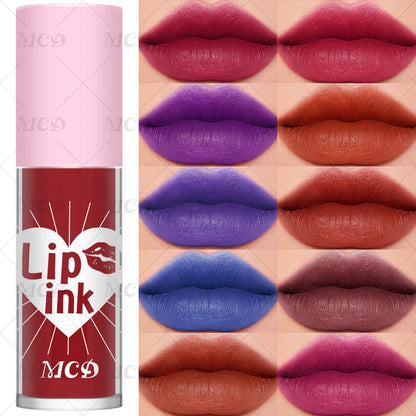 Long-Lasting Velvet Lip Gloss Stain – Plumping Liquid Lip Makeup