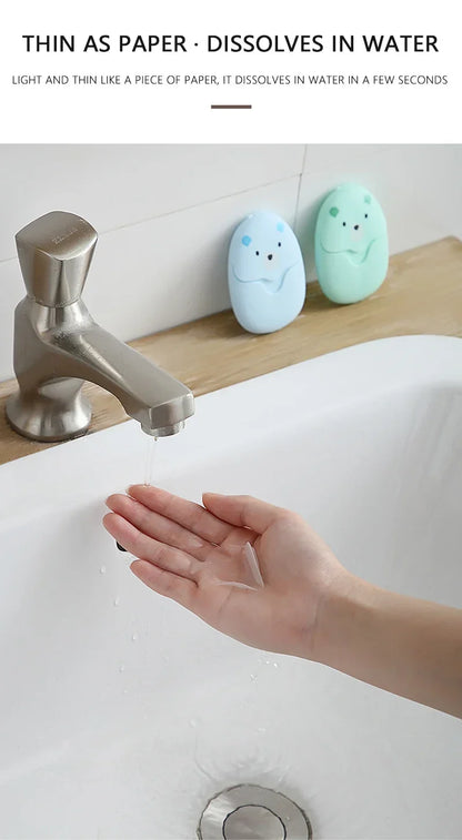 Travel Soap Sheets with Portable Storage Case