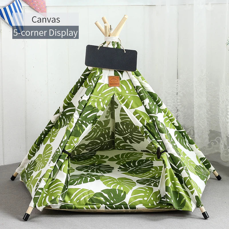 Pet Teepee Tent House with Cushion