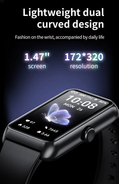 Bluetooth Health & Sports Smartwatch with Custom Dial