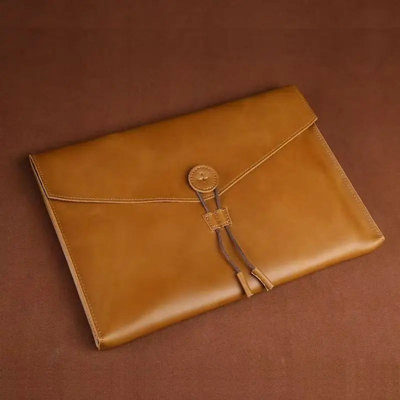 Genuine Leather A4 Document Bag