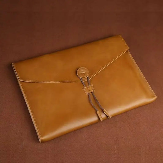 Genuine Leather A4 Document Bag