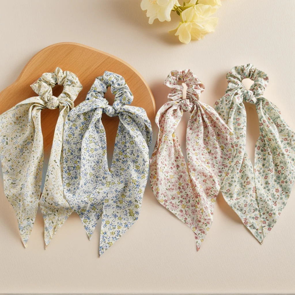 Women’s Floral Elastic Hair Headband Set