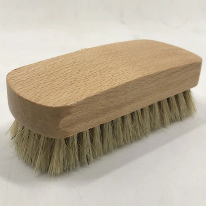 Pig Bristle Shoe Cleaning Brush
