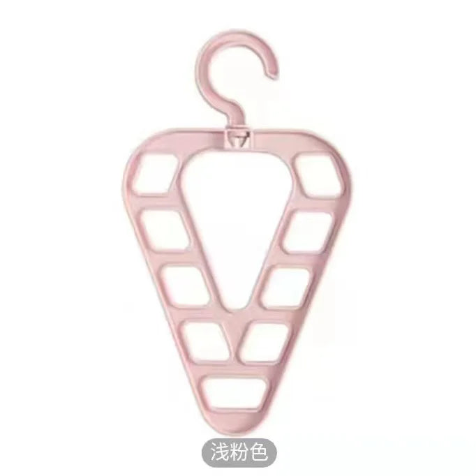 Triangle 9-Hole Rotating Clothes Hanger