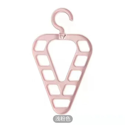 Triangle 9-Hole Rotating Clothes Hanger