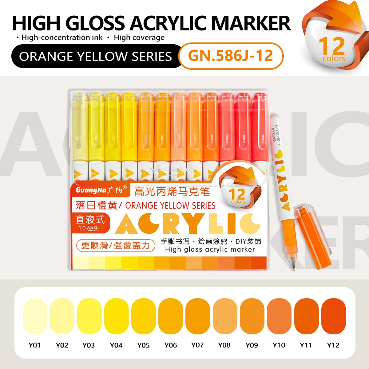 High Gloss Acrylic Paint Markers